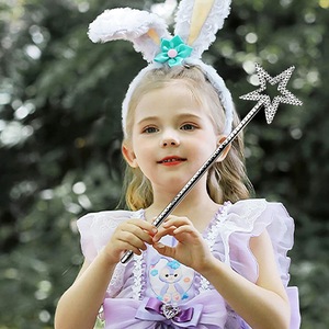 Vente chaude Star Wand Elf bâton ange fée princesse bâton magique Halloween fête d'anniversaire 13 pouces or argent arc-en-ciel - Product Image 6