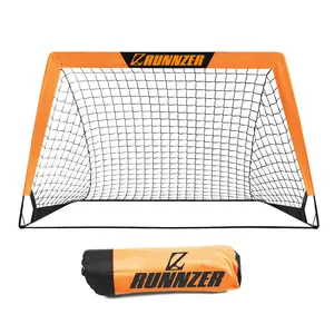 Kids Football Training Goals Net Portable Lightweight Foldable Easy Install Outdoor Backyard Soccer Goal