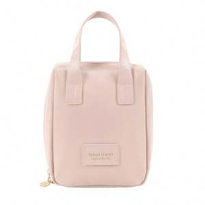 Nouvelle conception Sac de toilette portable pratique Étanche Fermeture éclair Organisateur de maquillage Pochette Grande ouverture Sac de cosmétiques de voyage - Product Image 6