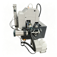 Máquina de corte de doble cabezal CNC para PVC, máquina para fabricar puertas y ventanas, personalizada, con 40 piezas de aluminio, automática