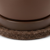 Protège-pieds en silicone marron pour meubles, patins antidérapants pour canapé, chaise, table