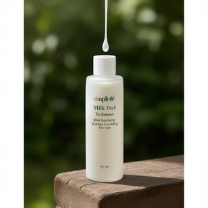 Tonique Exfoliant au Lait Simplet pour Transformer en Essence 200ml – Liquide Éclaircissant à la Vitamine C, Affinant les Pores, Pour Tous Types de Peaux - Product Image 3