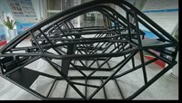 Nouvelle cage de protection tubulaire en acier léger soudée sur mesure pour aéronef EVTOL, revêtement en poudre noire anti-corrosion, fabrication chinoise, pour l'aérospatiale