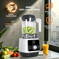 Nieuwe aanwinst commerciële keukenblender mixer machine fruitmixer huishoudelijke apparaten blender met ingebouwde tamperhouder