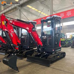 Envío Gratis, Mini Excavadora de 2.5 Toneladas/3 Toneladas, Motor Kubota, Diésel EURO5 EPA, Excavadora Hidráulica de Cadenas en Venta - Product Image 1