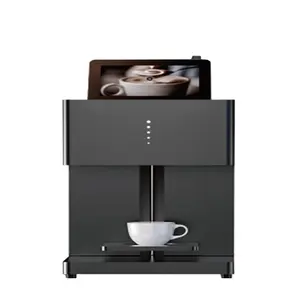 Mesin cetak kopi Digital yang dapat dimakan, mesin cetak kopi otomatis wi-fi warna-warni untuk kopi