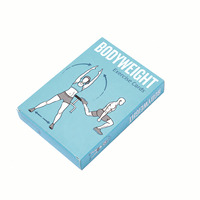 Cartes de jeu écologiques en PVC texturées pour le yoga, le fitness, les étirements et l'apprentissage