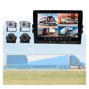 Sistema de Cámara de Reversa para Vehículos de Seguridad, Kit de Respaldo para Camiones y Autocaravanas, Pantalla de 9 Pulgadas, <span class=keywords><strong>DVR</strong></span> de Alta Resistencia, 4 Canales - Product Image 1