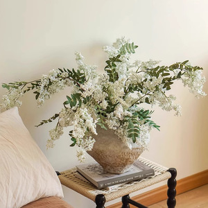 High-quality Artificial Sophora Flowers Real Touch Arrangement Bouquet Flower Wedding Flowers <b>Decorations</b> Wholesale - Product Image 4