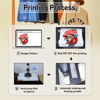 Vente en gros Imprimante DTF 60cm double tête I3200 XP600 A1 Machine d'impression DTF Impresora T-shirt Imprimante film PET 24 pouces