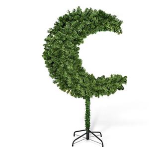 Eid Mubarak huisdecoratie groen wit kunstmatige boom Eid Ramadan maanboom voor islamitische moslim Kerstmis - Product Image 1