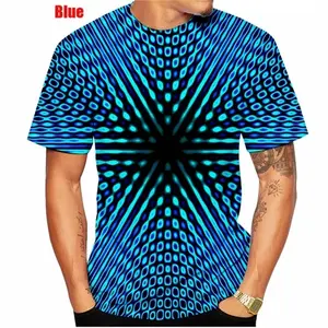 Funny 3D Vertigo Black White Printed T Shirt Men Women Personalized Colorful Vertigo Hypnotic Tee Tops Kids Short Sleeve Tshirt