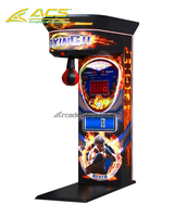 ACS Ultimate Big Punch pour machine d'entraînement de boxe, jeu à monnayeur, ballon de frappe rapide sur pied, en métal et plastique