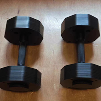 Nouveau Design Insert Type Réglable En Acier Haltère Détachable Professionnel Gym Fitness Insert Carré Decagon Haltère Poids Libre
