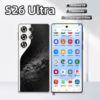 Smartphone S26 Ultra 5G Android 15 Écran OLED HD 7,3 Pouces 90Hz 16 Go + 1 To de Stockage Appareil Photo 108 MP Version Globale Débloquée Espagnol Français