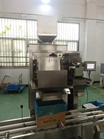 Machine d'emballage entièrement automatique pour noix de cajou mélangées, remplissage par poids dans des cartons en papier pour aliments secs, 5kg 10kg 15kg 20kg