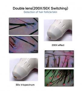 Testeur de cuir chevelu à triple spectre avec affichage HD <span class=keywords><strong>Appareil</strong></span> de beauté pour l'analyse des follicules pileux à usage domestique - Product Image 4