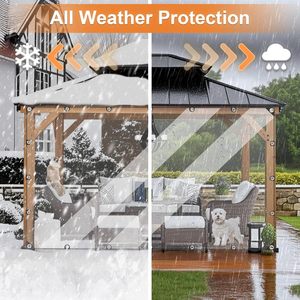 Liyuan, <span class=keywords><strong>PVC</strong></span> <span class=keywords><strong>transparente</strong></span>, impermeable, resistente al desgarro, impermeable, vinilo, toldo <span class=keywords><strong>transparente</strong></span>, dosel, recinto para Patio, <span class=keywords><strong>lona</strong></span> de vidrio suave - Product Image 2