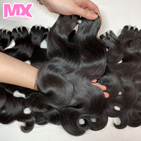 Lot de Cheveux Humains Vierges Indiens Bruts en Gros, Extensions de Cheveux Humains Ondulés, Cheveux de Donneur Unique, Cuticules Alignées, Cheveux de Temple, Fournisseur