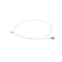 Câble coaxial en PVC blanc à angle droit U.FL pour femelle Bulkhead, pour antenne de module WiFi GPS OEM