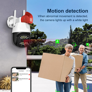 Wifi PTZ an ninh máy ảnh ngoài trời 3MP 360 ° tự động theo dõi IP66 không thấm nước V380 <span class=keywords><strong>Pro</strong></span> App tầm nhìn ban đêm 2-cách âm thanh báo động còi báo động máy ảnh - Product Image 5