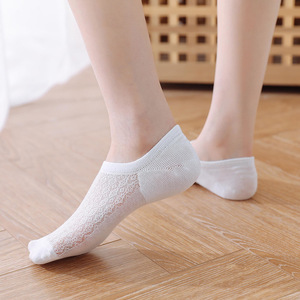 Women's <b>Breathable</b> Mesh Boat <b>Socks</b> Ultra Thin Anti Slip Invisible Low Cut Solid Color Casual <b>Socks</b> - Product Image 2