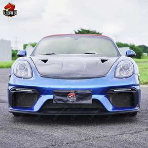 Kit de carrosserie en fibre de carbone de style GT-4 super Offre Spéciale pour Modification de voiture Porsche <span class=keywords><strong>Cayman</strong></span> 981 avec becquet de diffuseur arrière de pare-chocs avant - Product Image 2