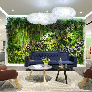 Taille personnalisée plante verte décor mural toile de fond jardin Vertical artificiel - Product Image 6