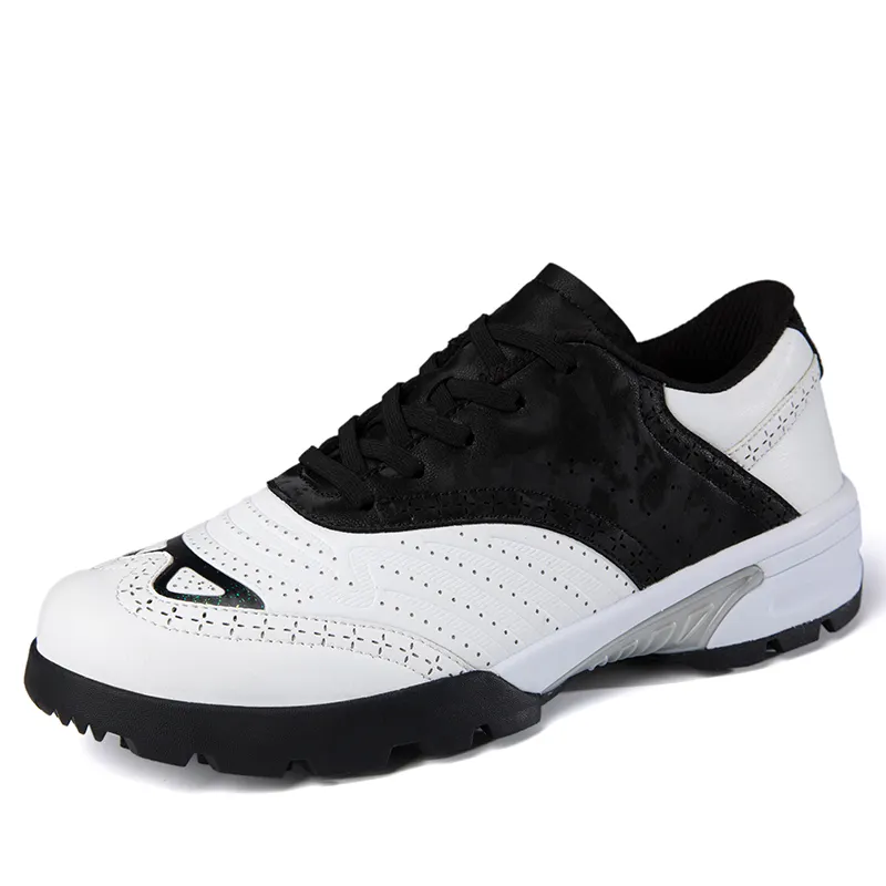 Customize Cheap Price PU Leather Spike-less New style outdoor sports training Golf Shoes
