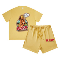 Vente en gros de t-shirts et shorts pour hommes de haute qualité, style streetwear d'été, 100% coton, Backwoods Cookie RAW personnalisés