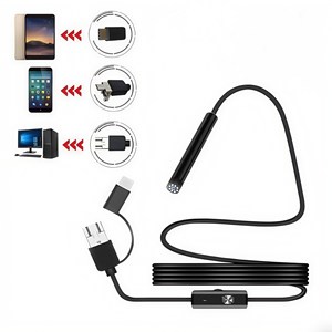 Fabrika özel 3-in-1 <span class=keywords><strong>8mm</strong></span> HD endoskop su geçirmez endüstriyel prob taşınabilir muayene kamera endoskop kamera modülü - Product Image 4