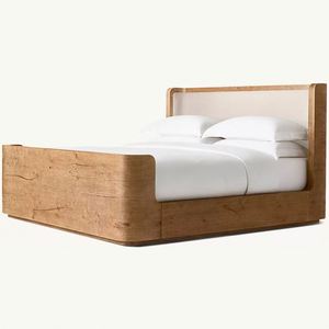 เตียงนอนหรูหราทันสมัยพร้อมฐานเตียงขนาดคิงไซส์และที่วางเท้า - Product Image 3