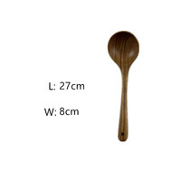Ensemble d'ustensiles de cuisine en bois de teck : spatules, louches, cuillères – Vente en gros d'outils de cuisson