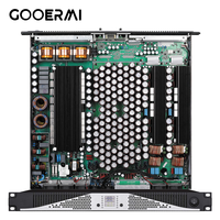 Amplificador de Potencia Profesional Gooermi de Alta Potencia de 2 Canales GaN Clase D de hasta 17000 W con PFC para Subwoofer, Sistema de Sonido para DJ