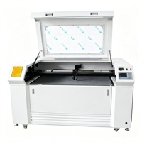 Mesin Pemotong Laser CO2 Kecepatan Tinggi SUKE untuk Plat Logam, Pipa, PLT/DWG/DXF, Pendingin Air, Area 130x90cm, Ketebalan Akrilik 20mm