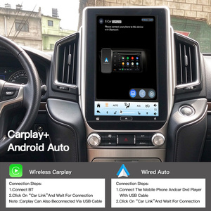 HFMidia Radio con Pantalla Vertical de 13.8 Pulgadas, Unidad Principal Multimedia con Bluetooth para Land Cruiser 2016-2018, Reproductor de Video para Auto con CarPlay - Product Image 4