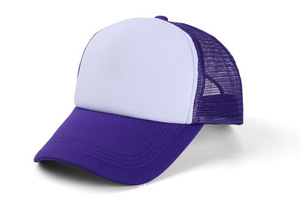 Wholesale Sports Caps Custom Baseball Cap Blank White Mesh Hat 5 Panel Promotional Foam Trucker Hats - Product Image 3