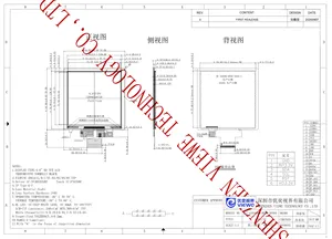 Pantalla táctil LCD cuadrada de 4 pulgadas, IPS, 720x720, RGB, TFT, 4 pulgadas