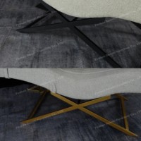 Nouveau lit à cils incurvé pour salon de beauté Lit de massage à base dorée Lit à cils