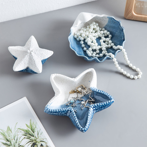 Modern Home Decor Conch <strong>Jewelry</strong> Plate Storage Containers <strong>Ceramic</strong> Make up <strong>Jewelry</strong> Organizer Modern Bedroom Decor Accessories Gift - Product Image 3