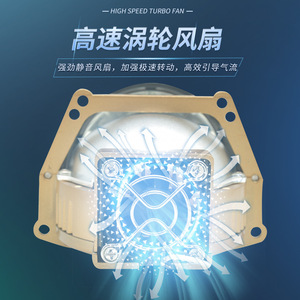 ไฟหน้ารถยนต์ LED แบบเลนส์คู่ ขนาด 3 นิ้ว 24V  อะลูมิเนียมอัลลอยด์ กำลังสูง ความสว่างสูง รวมไฟสูง-ต่ำ - Product Image 5