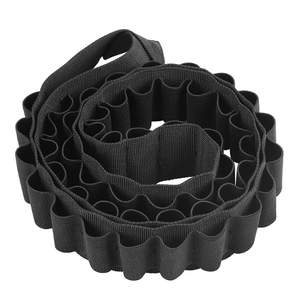 Cinturón de Nylon para Caza, Tiro Deportivo y Tiro al Trampolín, Capacidad para 25 Cartuchos (3 Ranuras), Correa Resistente de 2 Pulgadas (Se Ajusta a la Cintura) - Product Image 4