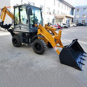 Бесплатная доставка, цена от производителя в Китае: мини-экскаватор-погрузчик 4x4, трактор, обратная лопата, в продаже - Product Image 2