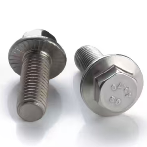Precisie-geëngineerde ISO4162 SS304 zeskantflensbout met gekartelde moer, anti-losmaak constructiebevestiging voor de hightech-industrie - Product Image 3