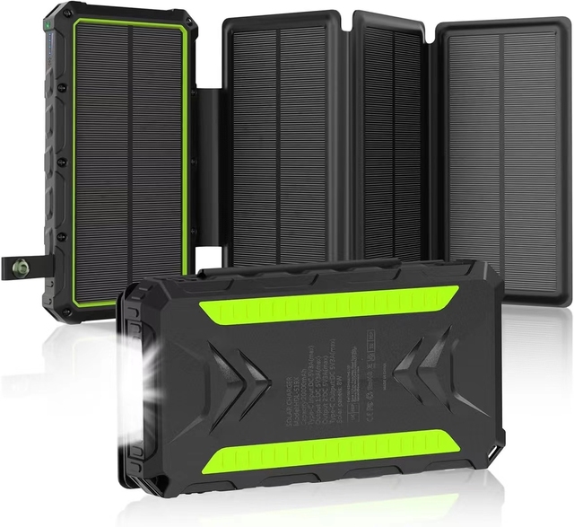 High Efficiency Waterproof Foldable Solar Powered Portable Solar Panel Charger Power Bank for Cell Phone Mobile Phones