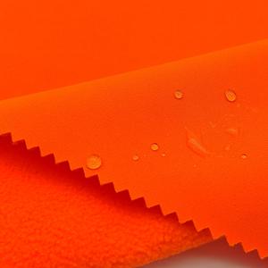 Meilleure vente, nouveau <span class=keywords><strong>tissu</strong></span> épais pour l'extérieur, orange clair 58 pouces, <span class=keywords><strong>tissu</strong></span> composite 75D sergé avec parka, manteau de pluie - Product Image 5