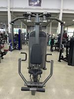 Offre Spéciale : Machine de musculation à pression inclinée pour pectoraux, entraîneur de fessiers supérieurs, avec cadre en tube ovale plat, en acier, à charge par plaques, pour exercices de bras convergents en salle de sport