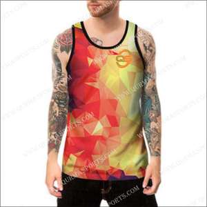 Débardeurs d'haltérophilie Stringer pour hommes tissage tricoté grande taille caractéristique respirante - Product Image 6