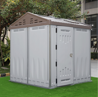 Prix d'usine – Maison conteneur préfabriquée modulaire portable en kit, entrepôt, abri extérieur, stockage, écologique, étanche, en HDPE