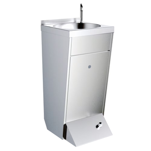 Lavabo commercial à commande au pied, lavabo en acier inoxydable à commande au pied pour usage extérieur commercial - Product Image 3